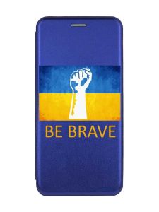 Чохол-книжка з малюнком для Samsung Galaxy А25 (A256) Синій :: Мужність Україна (принт 42)