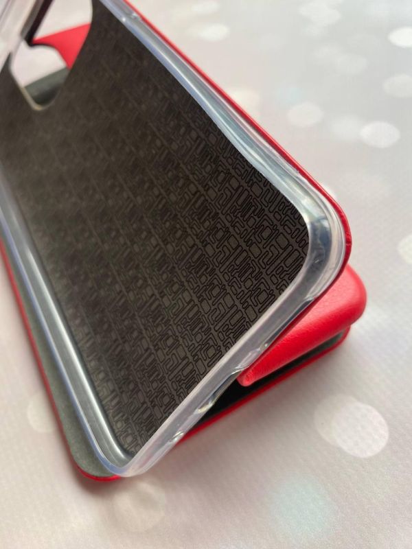 Чохол-книжка з малюнком для Xiaomi Redmi 12C Червоний :: Ніжки (принт 62)