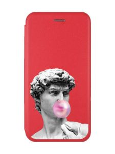 Чохол-книжка з малюнком для Xiaomi Redmi 12C Червоний :: Скульптура (принт 352)