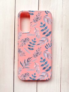 Матовий чохол на Samsung A34 5G Рожевий :: Рослинний фон (принт 276)