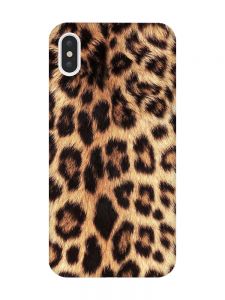 Матовий чохол на iPhone XS Max :: Леопардовий дизайн (принт 383)