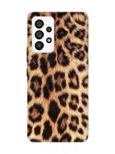 Матовий чохол на Samsung Galaxy A53  :: Леопардовий дизайн (принт 383)