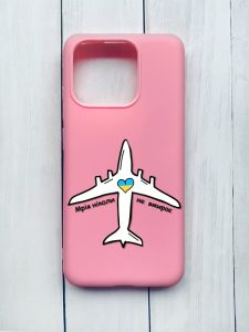 Матовий чохол на Xiaomi Redmi 12C Рожевий :: Мрія ніколи не помирає (принт 1)