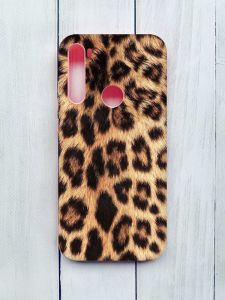 Матовий чохол на Xiaomi Redmi Note 8T Рожевий :: Леопардовий дизайн (принт 383)