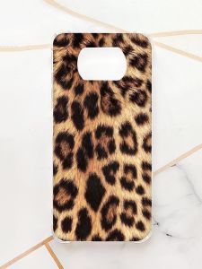 Чохол з потовщеними кутами для Xiaomi Poco X3 :: Леопардовий дизайн (принт 383)