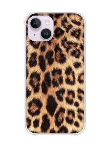 Чохол із потовщеними кутами на iPhone 14 :: Леопардовий дизайн (принт 383)