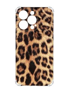 Чохол із потовщеними кутами на iPhone 15 Pro Max :: Леопардовий дизайн (принт 383)