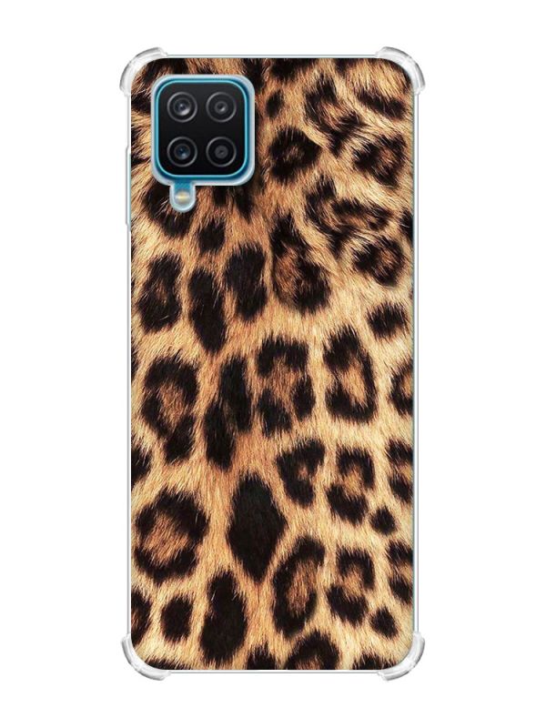 Чохол з потовщеними кутами на Samsung A12 4G :: Леопардовий дизайн (принт 383)