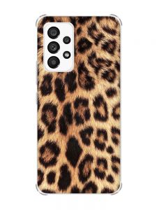 Чохол з потовщеними кутами на Samsung Galaxy A53 :: Леопардовий дизайн (принт 383)