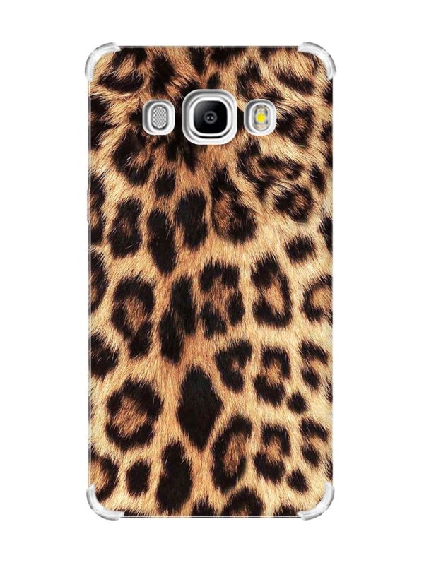 Чохол з потовщеними кутами на Samsung Galaxy J5(2016)/J510 :: Леопардовий дизайн (принт 383)