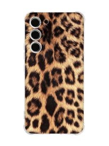 Чохол з потовщеними кутами на Samsung Galaxy S23 :: Леопардовий дизайн (принт 383)