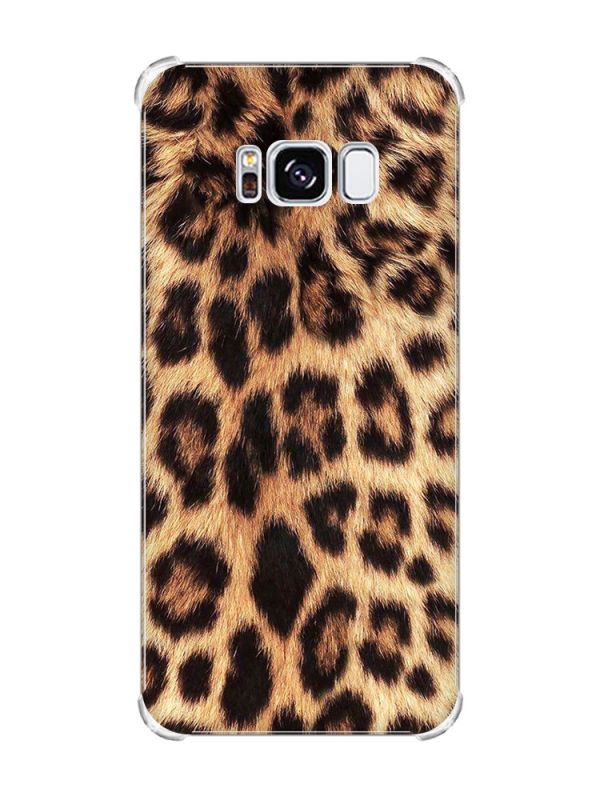Чохол з потовщеними кутами на Samsung Galaxy S8 :: Леопардовий дизайн (принт 383)