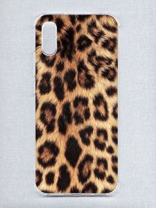 Чохол з потовщеними кутами на Xiaomi Redmi 9A :: Леопардовий дизайн (принт 383)