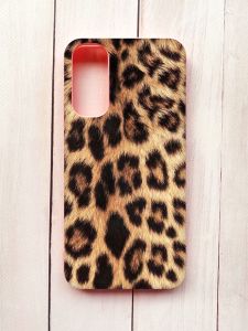 Матовий чохол на Samsung A34 5G Рожевий :: Леопардовий дизайн (принт 383)
