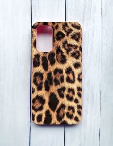 Матовий чохол на Xiaomi Redmi 9T Рожевий :: Леопардовий дизайн (принт 383)