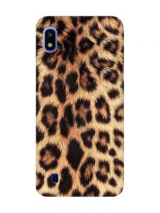 Матовий чохол з рожевими боками на Samsung Galaxy A10 (2019) A105 :: Леопардовий дизайн (принт 383)