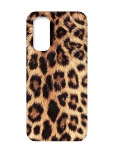 Матовий чохол з рожевими боками на Xiaomi Redmi Note 11 4G :: Леопардовий дизайн (принт 383)