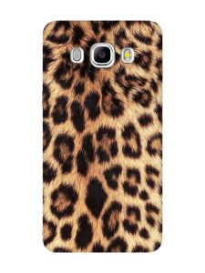 Матовий чохол з чорними боками на Samsung Galaxy J5(2016) J510 :: Леопардовий дизайн (принт 383)