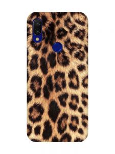 Матовий чохол з чорними боками на Xiaomi Redmi 7 :: Леопардовий дизайн (принт 383)