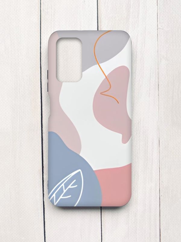 Матовий чохол з чорними боками на Xiaomi Redmi 9T :: Кольоровий фон (принт 61)