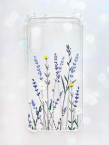 Чохол з потовщеними кутами на Samsung Galaxy S23 Plus :: Польові квіти (принт 270)