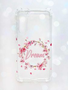 Чохол з потовщеними кутами на Samsung Galaxy S23 Plus :: Віночок з сакури (принт 284)