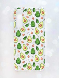 Чохол з потовщеними кутами на Samsung Galaxy S23 Plus :: Авокадо з котиками (принт 301)