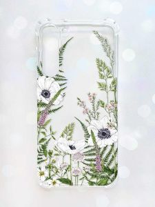 Чохол з потовщеними кутами на Samsung Galaxy S23 Plus :: Квіти польові (принт 363)