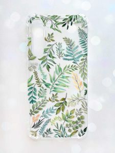 Чохол з потовщеними кутами на Samsung Galaxy S23 Plus :: Рослинний фон (принт 377)