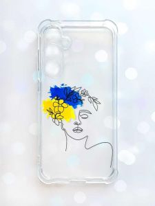 Чохол з потовщеними кутами на Samsung Galaxy S23 FE :: Українка Арт (принт 3)