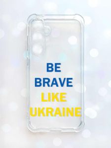 Чохол з потовщеними кутами на Samsung Galaxy S23 FE :: Сміливість (принт 5)