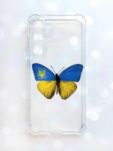 Чохол з потовщеними кутами на Samsung Galaxy S23 FE :: Метелик Україна (принт 255)