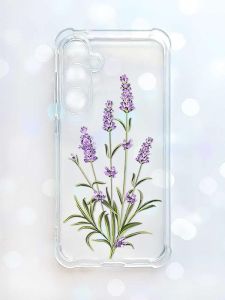 Чохол з потовщеними кутами на Samsung Galaxy S23 FE :: Гілочки лаванди (принт 266)