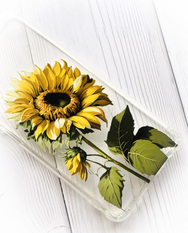 Чохол з потовщеними кутами на Samsung Galaxy S23 FE :: Соняшник (принт 274)