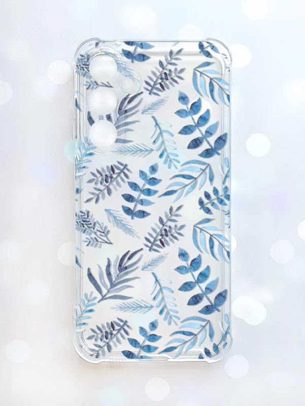 Чохол з потовщеними кутами на Samsung Galaxy S23 FE :: Рослинний фон (принт 276)