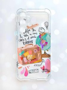 Чохол з потовщеними кутами на Samsung Galaxy S23 FE :: Настрій подорожувати (принт 329)