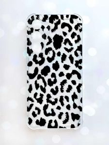 Чохол з потовщеними кутами на Samsung Galaxy S23 FE :: Леопардовий принт (принт 374)