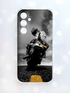 Чохол з потовщеними кутами на Samsung Galaxy S23 FE :: Мото (принт 69)