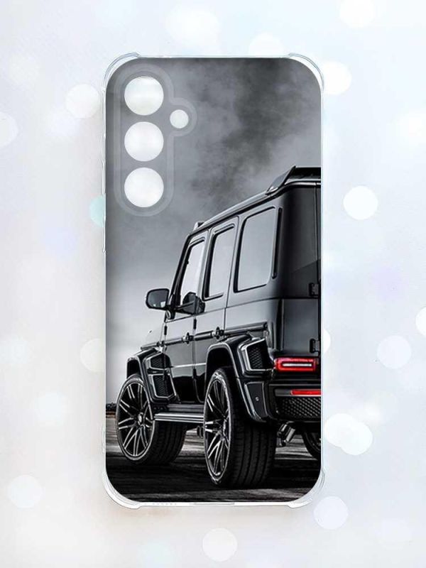 Чохол з потовщеними кутами на Samsung Galaxy S23 FE :: Авто чорне (принт 235)