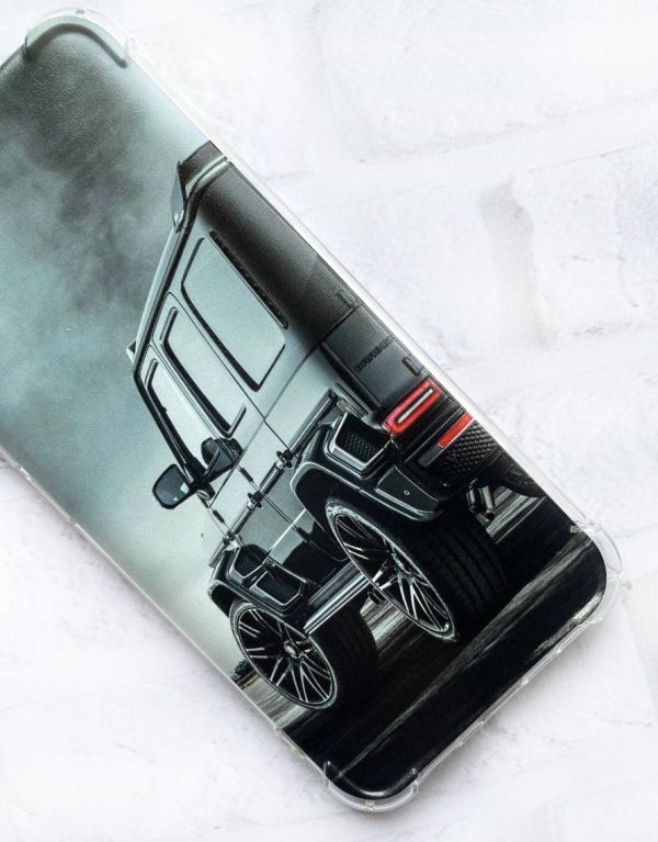 Чохол з потовщеними кутами на Samsung Galaxy S23 FE :: Авто чорне (принт 235)