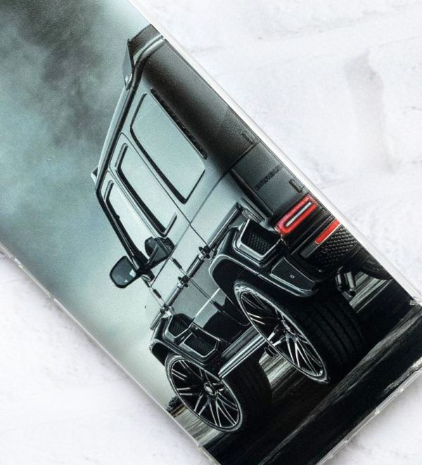 Чохол з потовщеними кутами на Samsung Galaxy S23 FE :: Авто чорне (принт 235)