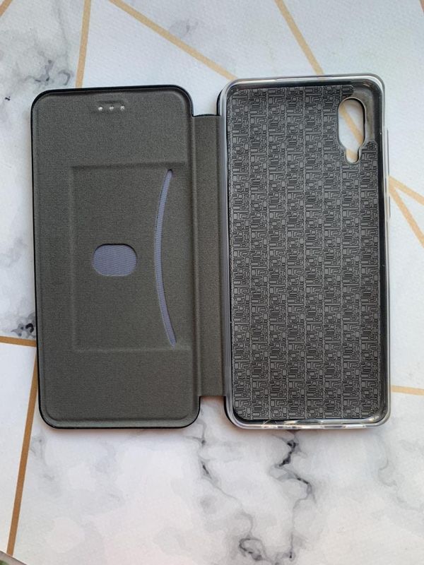 Чохол-книжка з малюнком для Samsung Galaxy A02/A022 (2021) Чорний :: Квіткова ідилія (принт 382)