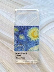 Прозорий чохол на Motorola Moto G72 :: Зоряна ніч (принт 82)