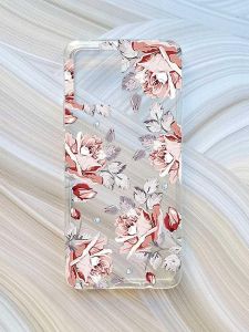 Прозорий чохол на Motorola Moto G72 :: Фон Троянди (принт 273)