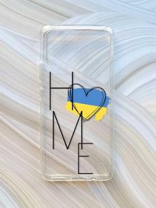 Прозорий чохол на Motorola Moto G72 :: Дім Україна (принт 353)