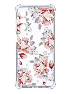 Чохол з потовщеними кутами на Samsung Galaxy S24 :: Фон Троянди (принт 273)