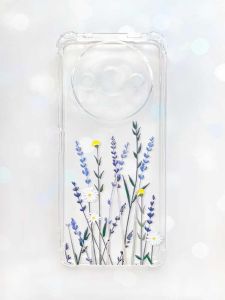 Чохол з потовщеними кутами на Xiaomi Redmi A3 :: Польові квіти (принт 270)