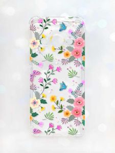 Чохол з потовщеними кутами на Xiaomi Redmi A3 :: Квітковий фон (принт 369)