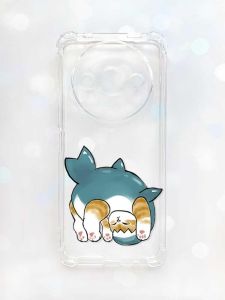 Чохол з потовщеними кутами на Xiaomi Redmi A3 :: Котик акула (принт 378)