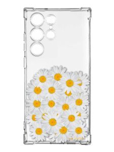 Чохол з потовщеними кутами на Samsung Galaxy S24 Ultra :: Букет ромашок (принт 40)